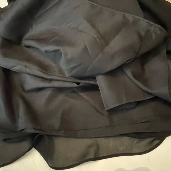 Hayley Paige Occasions Black Evening Party Feminine Maxi Dress NWOT Size 8 - Picture 7 of 12